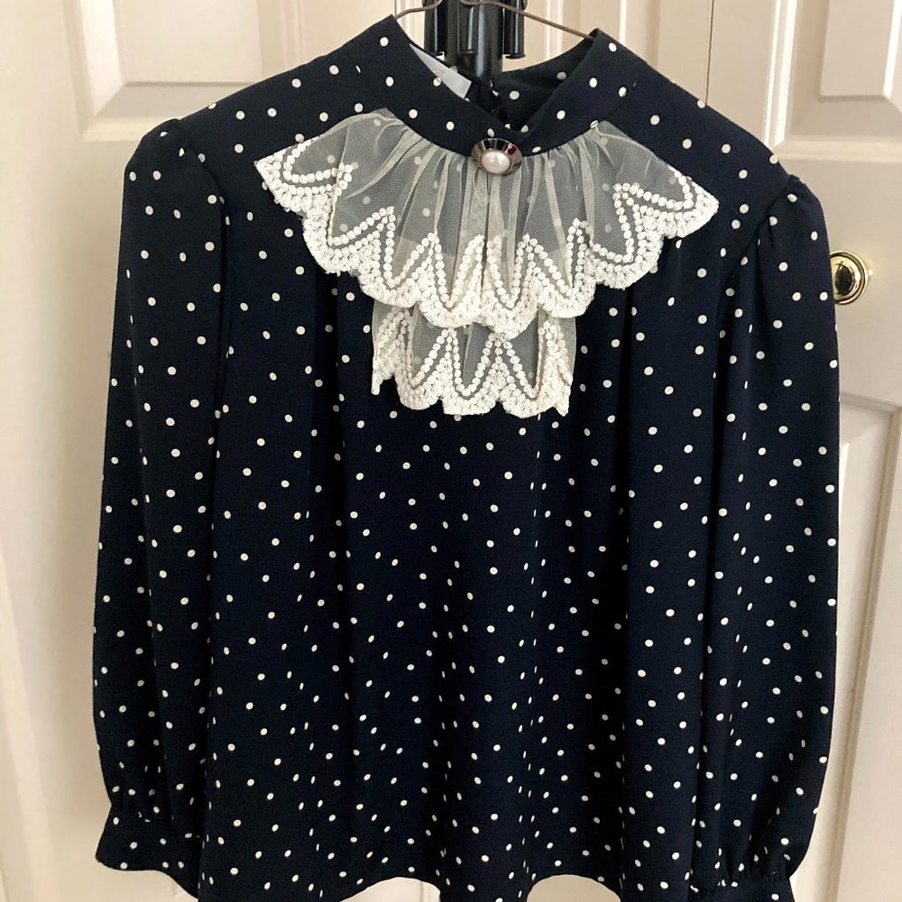 Vintage Polka Dot blouse